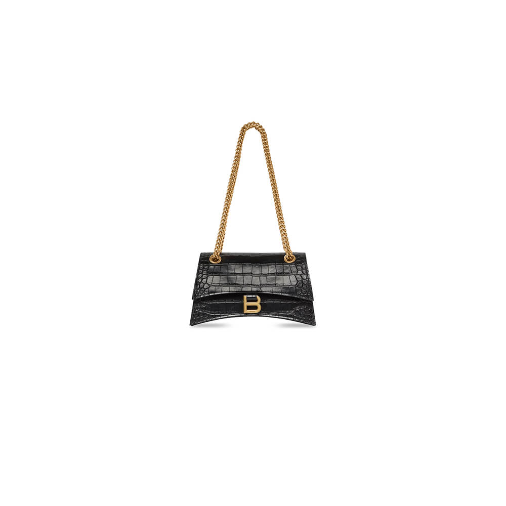 Balenciaga Women??s Crush Chain Bag Small(HIGH-END GRADE)