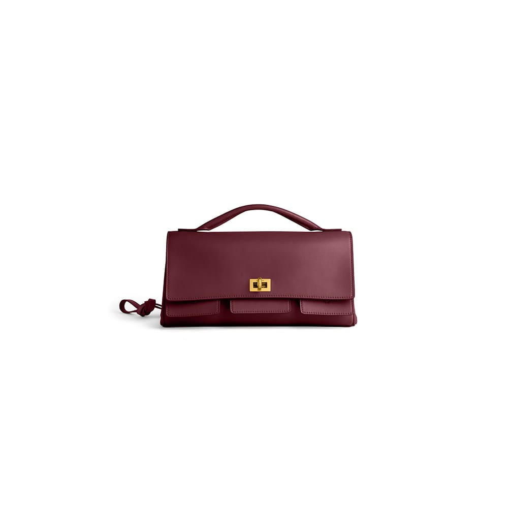Balenciaga Women??s Bel Air Clutch On Strap Small(HIGH-END GRADE)