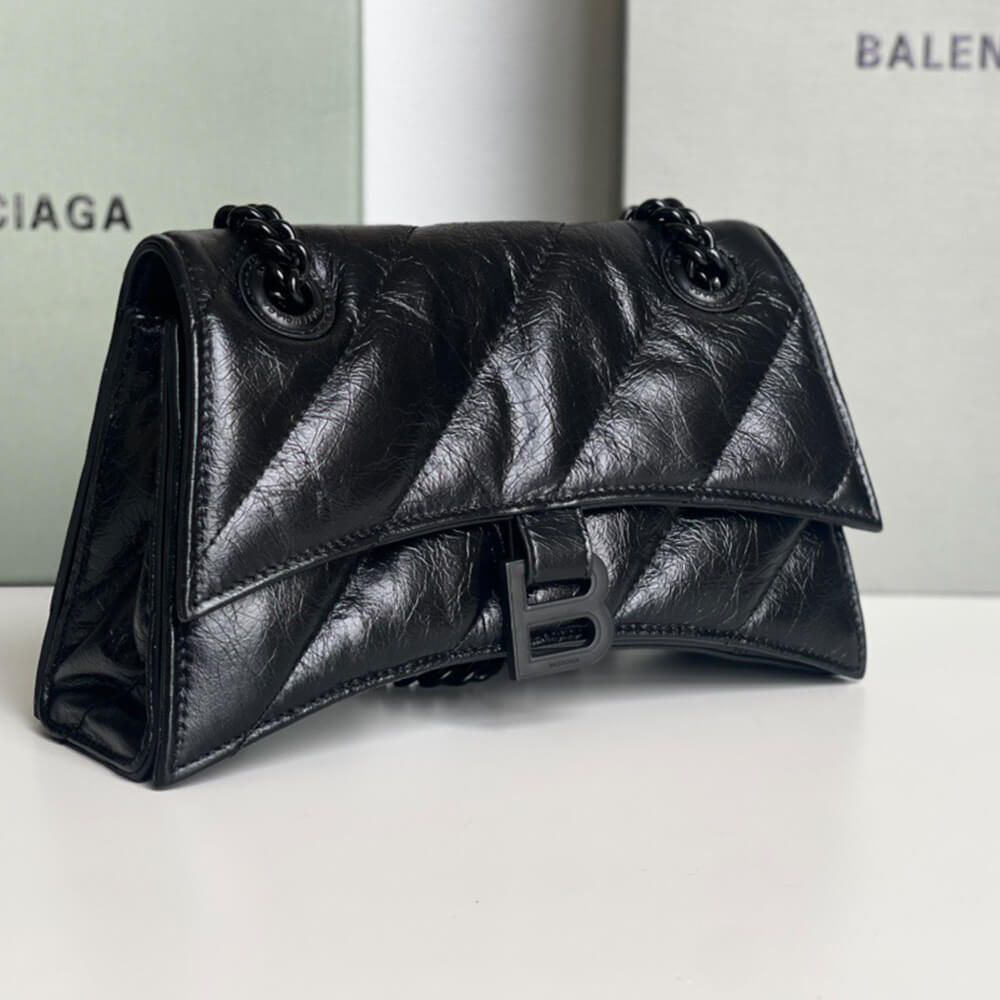 Balenciaga Women??s Crush Chain Bag Small(HIGH-END GRADE) - Image 3