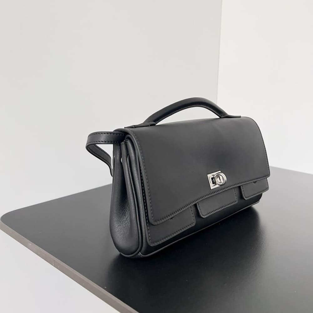 Balenciaga Women??s Bel Air Clutch On Strap Small(HIGH-END GRADE) - Image 3