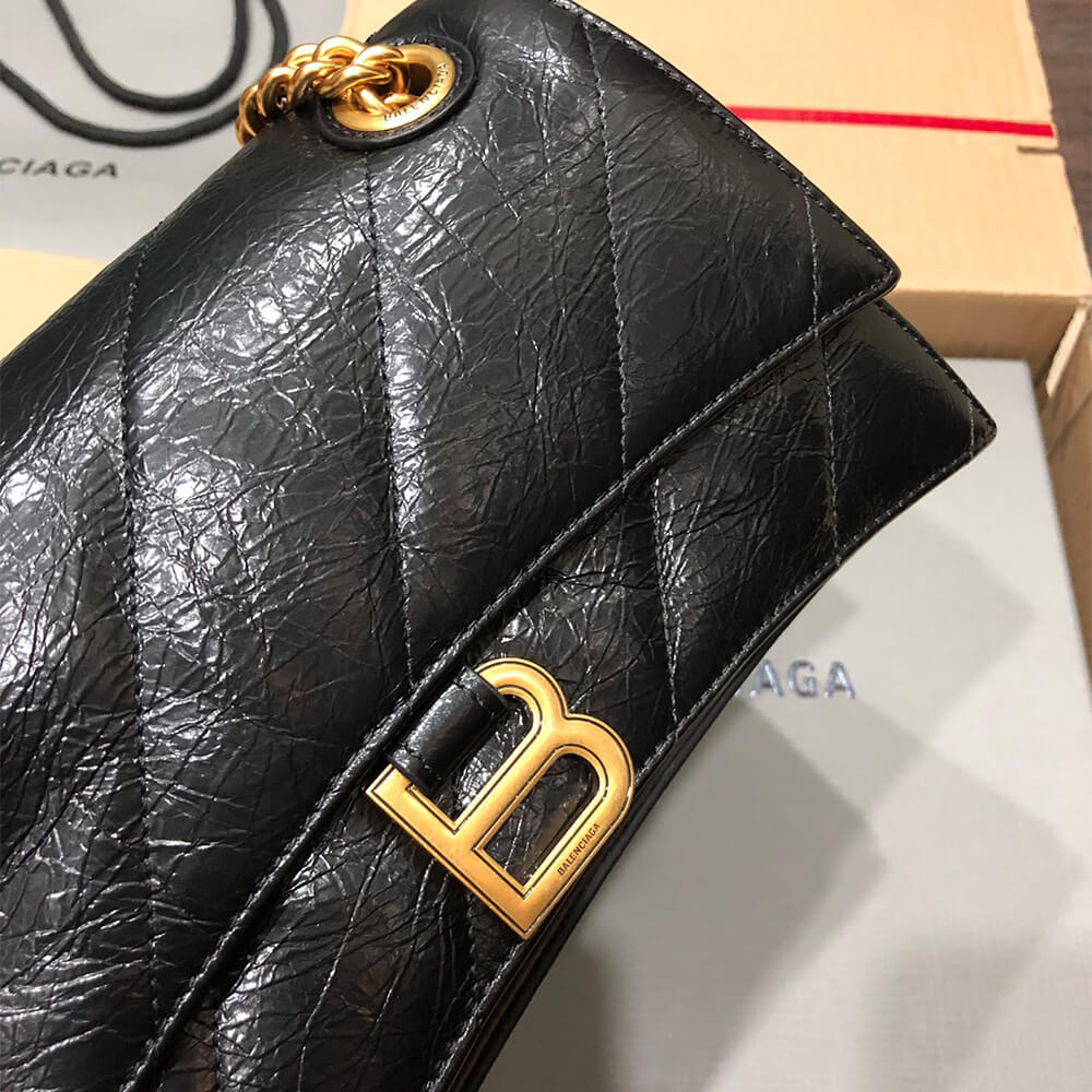 Balenciaga Women??s Crush Chain Bag Small(HIGH-END GRADE) - Image 6