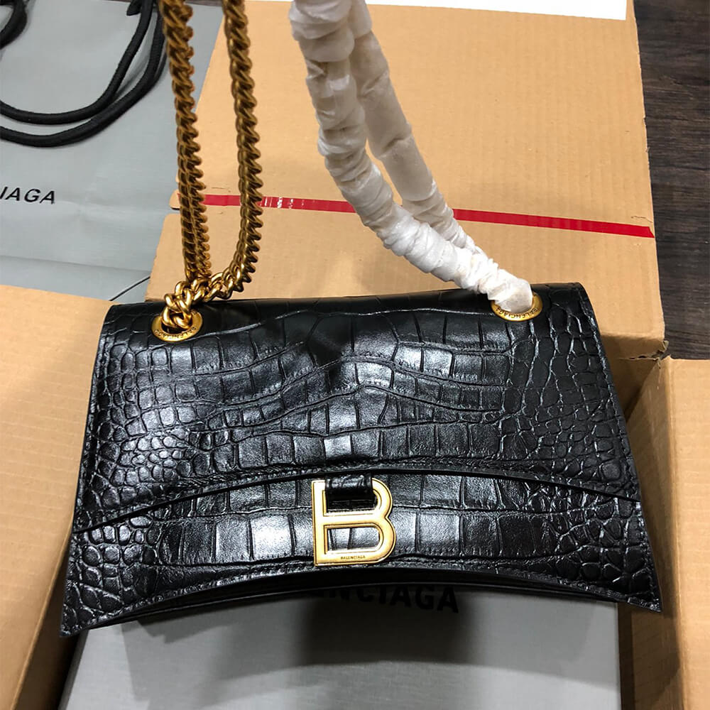 Balenciaga Women??s Crush Chain Bag Small(HIGH-END GRADE) - Image 6