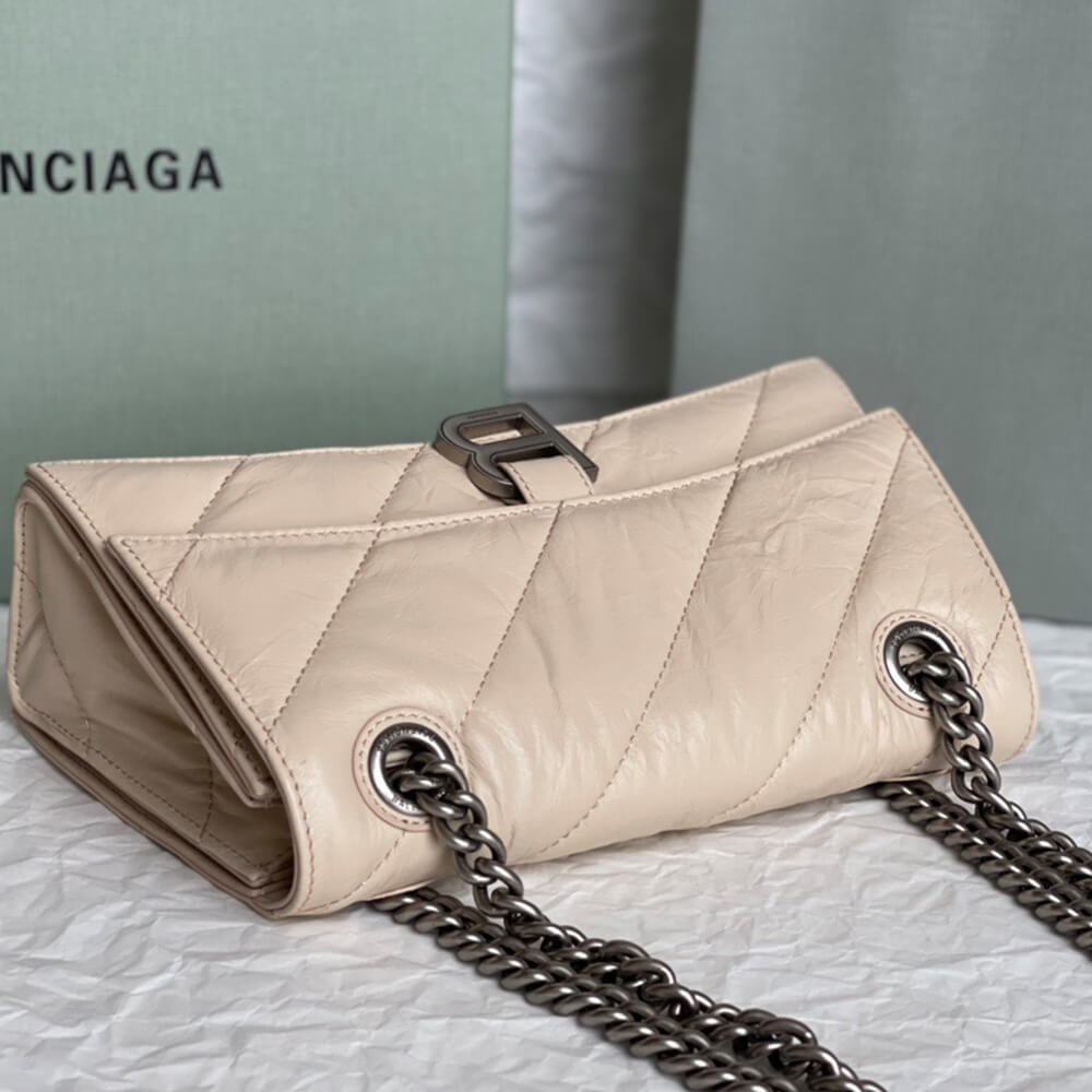 Balenciaga Women??s Crush Chain Bag Small(HIGH-END GRADE) - Image 7