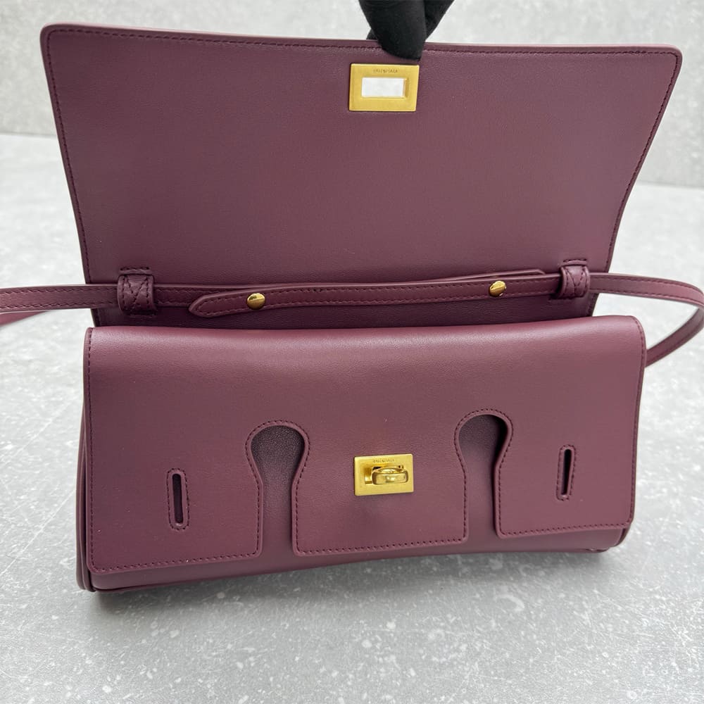 Balenciaga Women??s Bel Air Clutch On Strap Small(HIGH-END GRADE) - Image 7