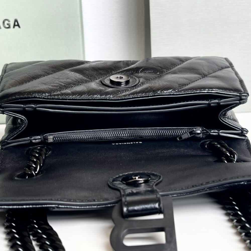 Balenciaga Women??s Crush Chain Bag Small(HIGH-END GRADE) - Image 8