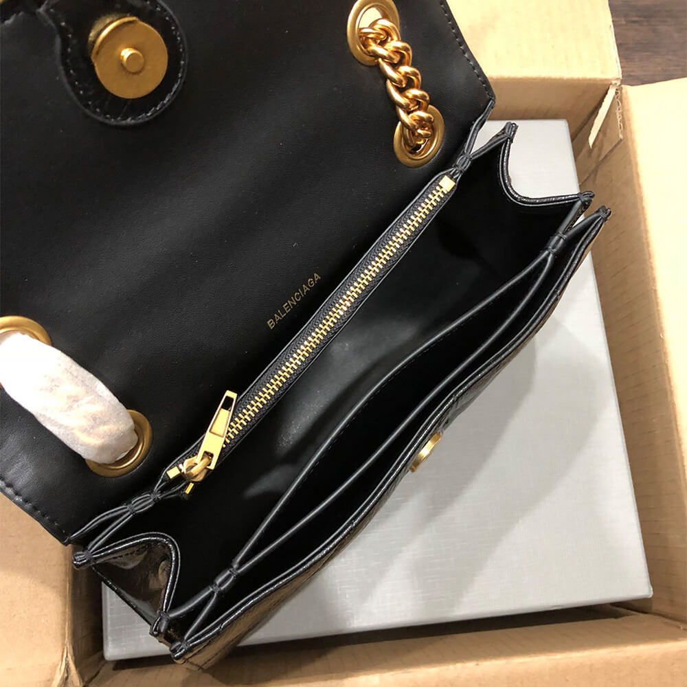 Balenciaga Women??s Crush Chain Bag Small(HIGH-END GRADE) - Image 8