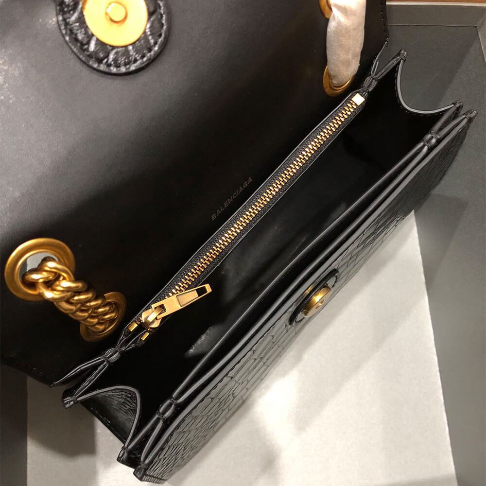 Balenciaga Women??s Crush Chain Bag Small(HIGH-END GRADE) - Image 8